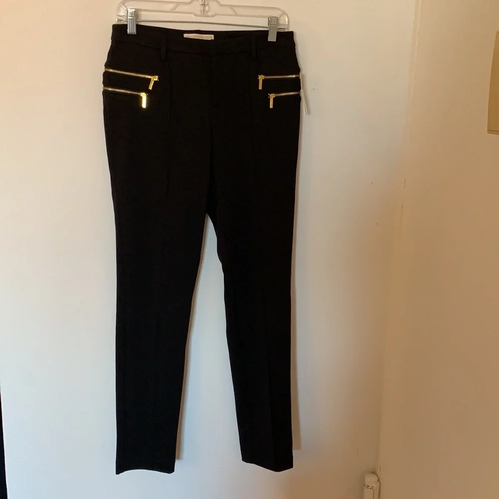 Michael Kors Ponte Knit Black Pants - Picture 5 of 10